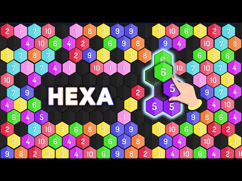 Merge Hexa - Number Puzzle Video
