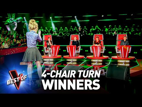 4-CHAIR TURN Blind Auditions of The Voice Winners ????