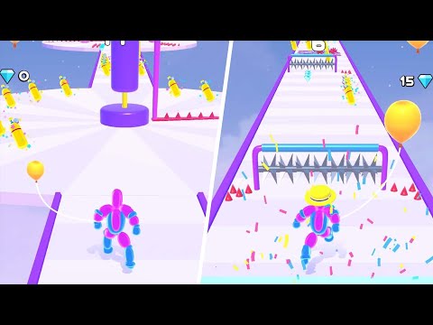 Balloon Pop Runner - Best Levels Mobile Walkthrough Trailer - Android Gameplay