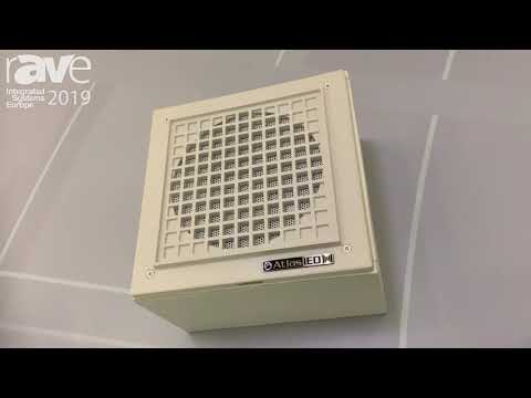 ISE 2019: AtlasIED Introduces the IPX Family PoE Speakers With LCD Screen