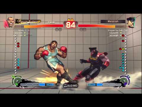 ICE_MAN_213 (Balrog) Vs Inspecta-S4l-786 (M.Bison) SSF4 AE Endless Matches - PSN