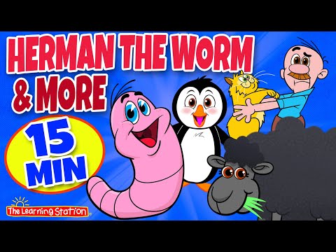 Herman the Worm & More ♫ Brain Breaks ♫ Action Songs for Kids ♫ Kids Songs by The Learning Station