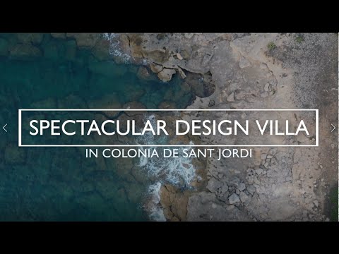 Spectacular design villa on first line in Colonia de Sant Jordi for sale