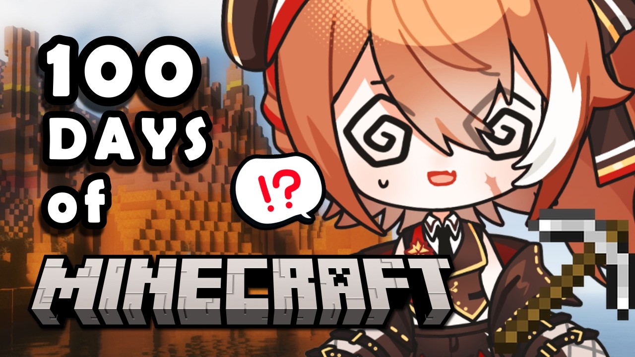 can i survive 100 DAYS IN MINECRAFT?