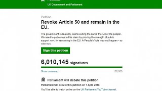 Watch again: British MPs debate six-million-signature petition on canc