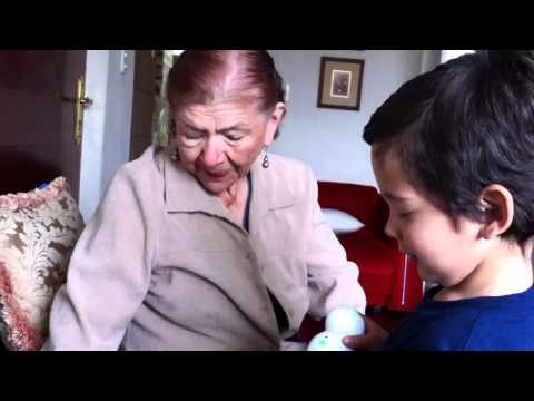 Franco y su bisabuela Luzmila