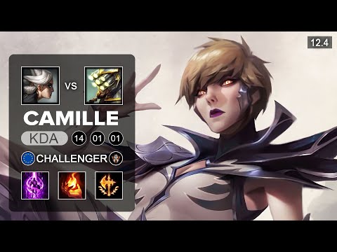 Camille Top vs Master Yi - EUW Challenger - Season 12 Patch 12.4