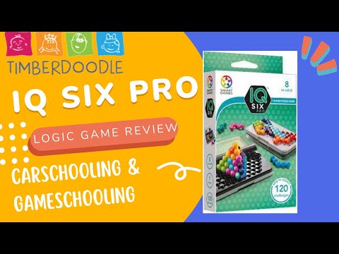 IQ Six Pro ~ A Timberdoodle Review ~ Perfect Travel Logic Game for Carschooling & Gameschooling