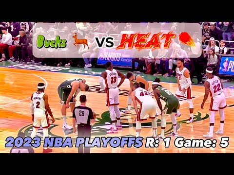 Miami Heat vs Milwaukee Bucks | 2023 NBA Playoffs (In Person)