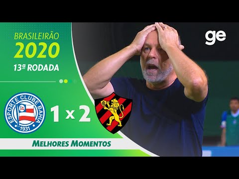 Gols e lances de Bahia x Sport