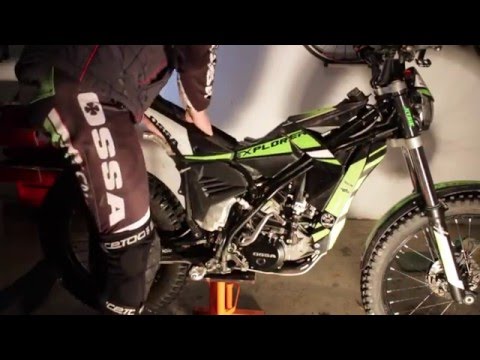 Umbau conversion transformation Ossa Explorer zur Trial Trials bike