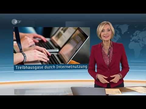 ZDF "heute", 19:00 Uhr-Ausgabe vom 28.11.2019: "E-Mails verursachen Treibhausgase" (Keine Satire!)