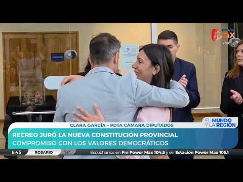 Recreo juró la Nueva Constitución Provincial | Autoridades locales, diputados y reformadores