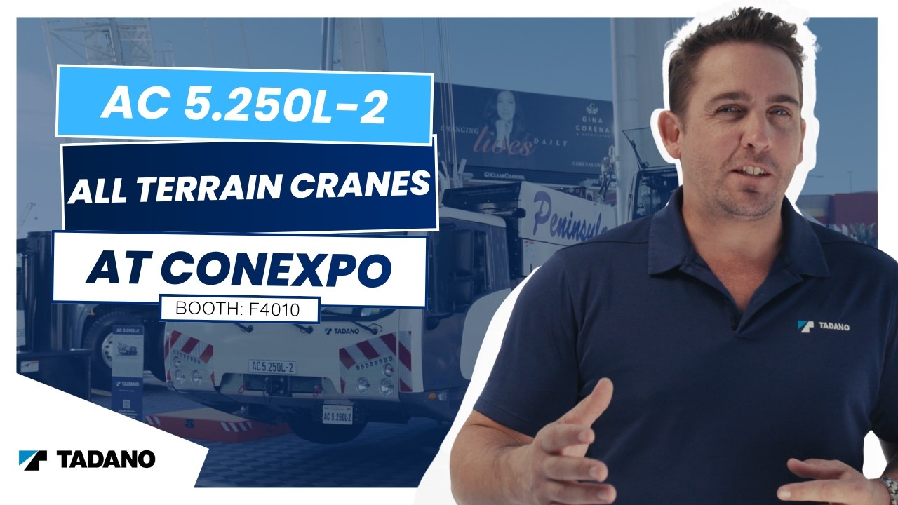 Tadano AC 5.250L-2 at CONEXPO 2026 - The Longest Boom in the 5-Axle Class