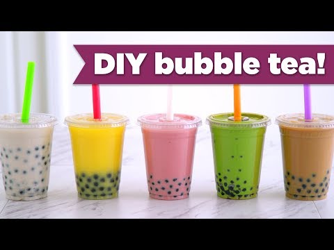 DIY Boba / Bubble Tea! Healthy Recipes - Mind Over Munch