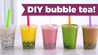 DIY Boba / Bubble Tea! Healthy Recipes - Mind Over Munch