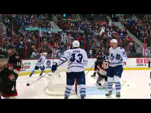 Kadri's Hat Trick - Maple Leafs vs. Senators - Mar/30/2013