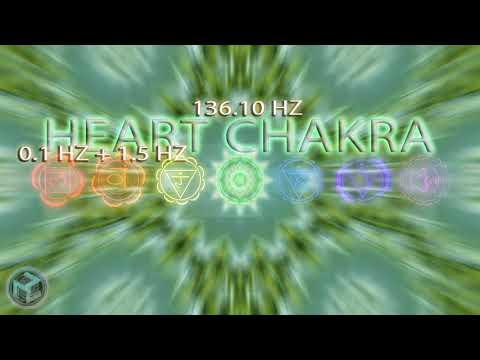 HEART CHAKRA: 136.10 Hz|DEEP & POTENT Meditation FOR Chakra Balancing Massage |0.1HZ| Healing Sounds