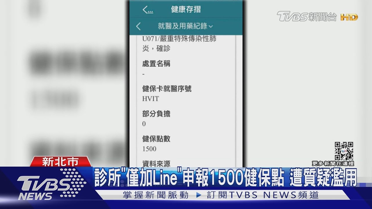 診所「僅加Line」申報1500健保點　遭質疑濫用
