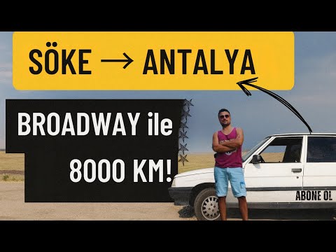 Broadway ile 8000 KM – 38 Günlük Delilik!- Bölüm-1