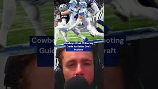 Cowboys Week 17 Rooting Guide for Better Draft Position