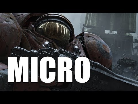 Starcraft 2: Marine Splitting Micro, Marine Control (FULL CLEAR!)