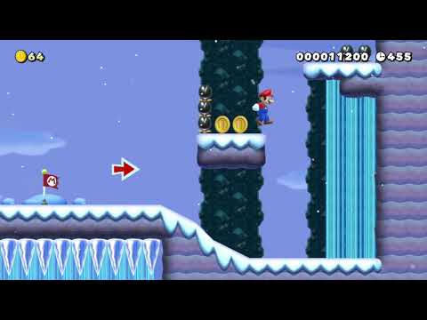 Frozen Falls 3: Cool Cool Summit by BlackRain* - Super Mario Maker 2 - No Commentary 1bz