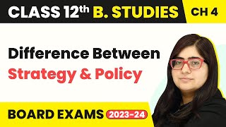Difference Between Strategy and Policy - Planning | Class 12 Business 