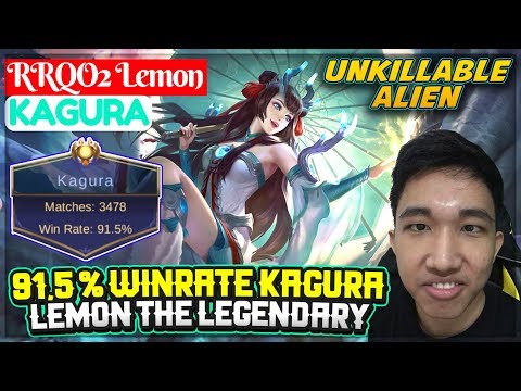 91,5 % Winrate Kagura, Lemon The Legendary [ RRQO2 Lemon Kagura ] Mobile Legends Video