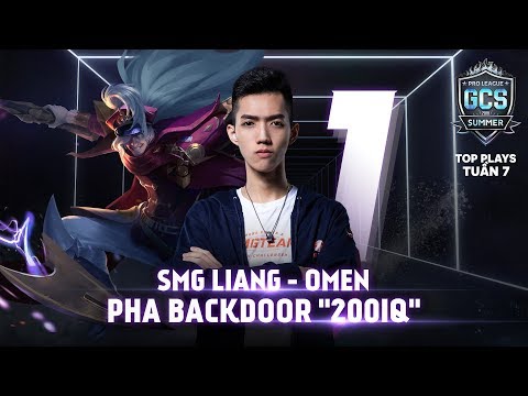 Pha backdoor "200IQ" của SMG Liang - Top Plays GCS Tuần 7 - GCS mùa Hè 2018
