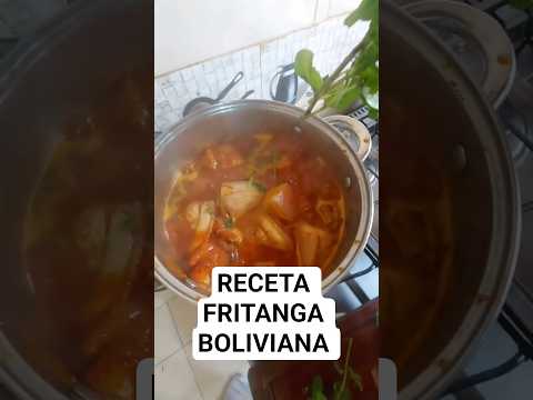 RECETA FRITANGA BOLIVIANA (MIZQUE) #recetasfaciles #comidacasera #cocinaboliviana #youtubeshorts