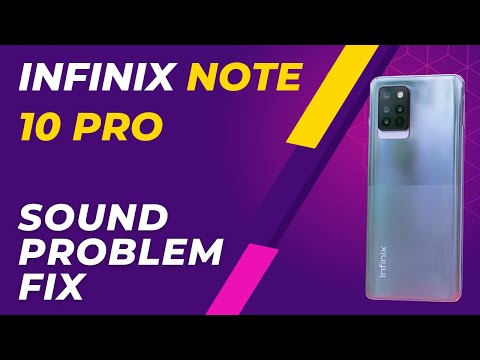 Infinix Note 10 Pro Sound Problem Fix || Speaker not working problem Fix #infinixnote10pro