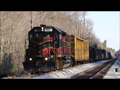 Railroad Restoration: MC-4 passes restored track at Cotley St. - Update 3/18/2022