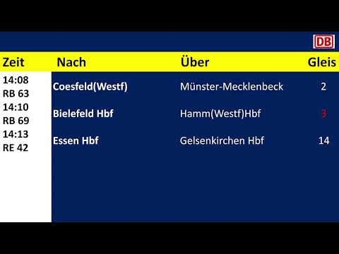 Heiko Grauel Ansagen aus Münster(Westf)Hbf 2025