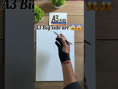 A3 Size Big art 😱😱😱😱😱💀💀 #vn_art