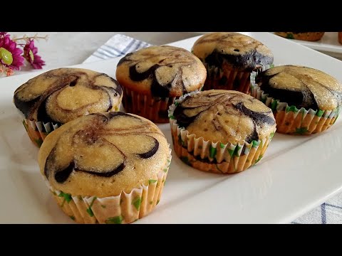Super Soft Marble Cupcake Recipe|Chocolate Swirl Cake|Chocolate Swirl Cupcake Recipe|Cupcake Recipe