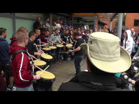 Worlds 2013 - Inveraray & District Pipe Band - Drum Corps Lord Todd Practice - Friday