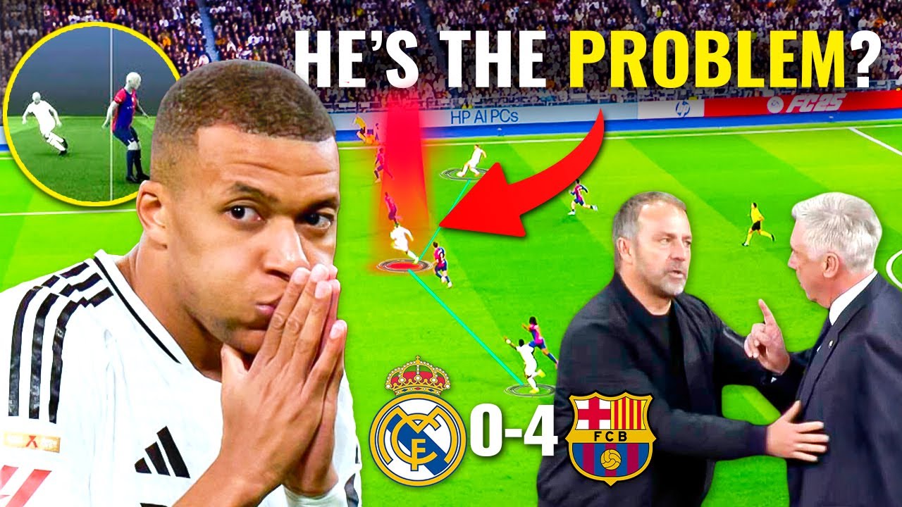 🚨 Mbappe Makes Things WORSE?! What Went Wrong & How To FIX IT [Analysis] Real Madrid 0-4 Barcelona