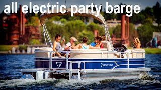 All Electric Pontoon: Sun Tracker 20 DLX Party Barge