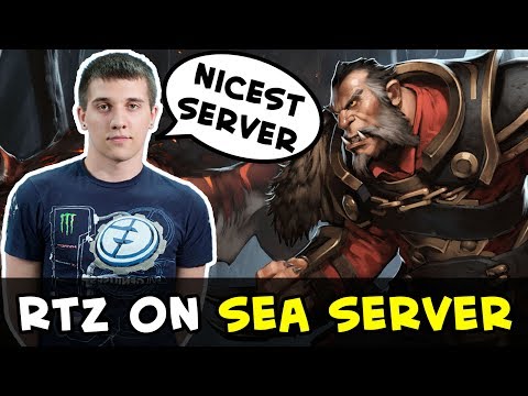 Arteezy on SEA server — 2 supports each game