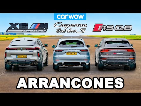 BMW X6M v Audi RSQ8 v Porsche Cayenne Turbo S – ARRANCONES