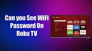 Can you See WiFi Password On Roku TV