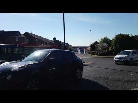 Go North East 5255/NK55 KJE at Coach Lane Roundabout (13/05/19)