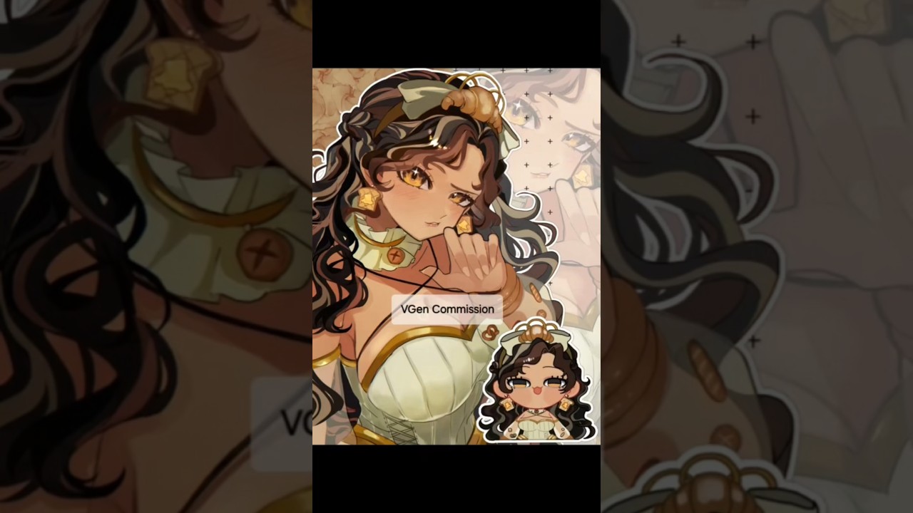 VGen Commission🍀𝐭𝐢𝐦𝐞 𝐥𝐚𝐩𝐬𝐞#illustration #vgen #shorts