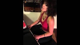 Kandace Springs sings "What a Wonderful World" piano/vocal Louis Armstrong