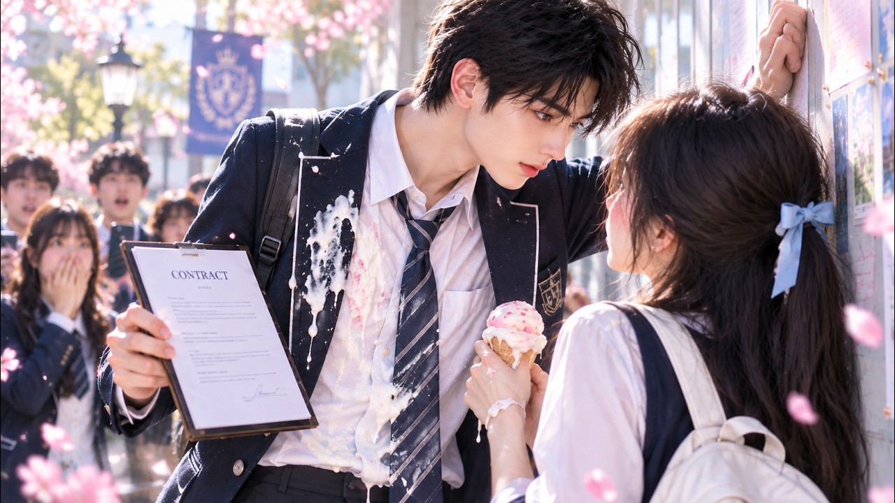 She Spilled Ice Cream on the Rich Campus Heartthrob—Then Became His Fake Girlfriend to Repay Him