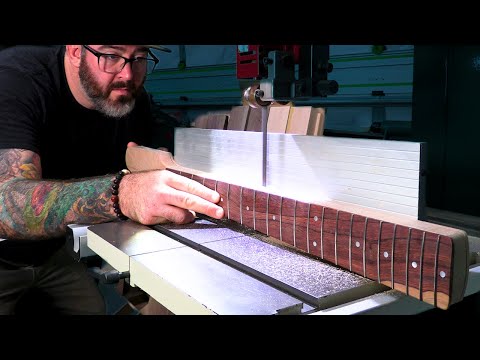 Building My First Bass Guitar In My Garage