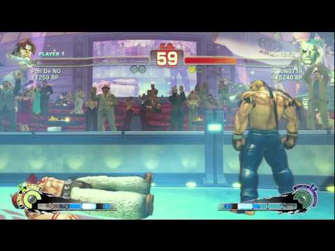 SSF4: Pon De NG (T.Hawk) VS RIN0719 (Sagat)
