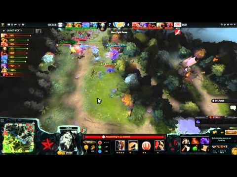 Arteezy sick Lycan wolf micro against LGD DAC 2015