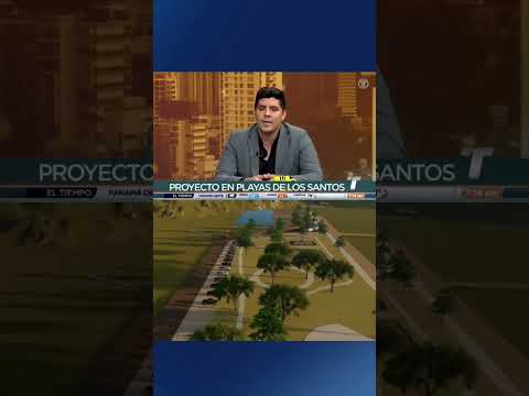 El Alcalde de Distrito de Los Santos da a conocer el Proyecto de Playa Rompio en el noticiero ma